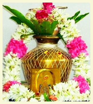 kalasa abhishekam (Lord Ganapati, Lord Maha Vishnu & Goddess Devi) on 18th April 